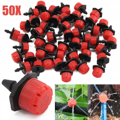 Reguliuojami drėkinimo lašeliniai purkštuvai laistymo sistemai 50vnt