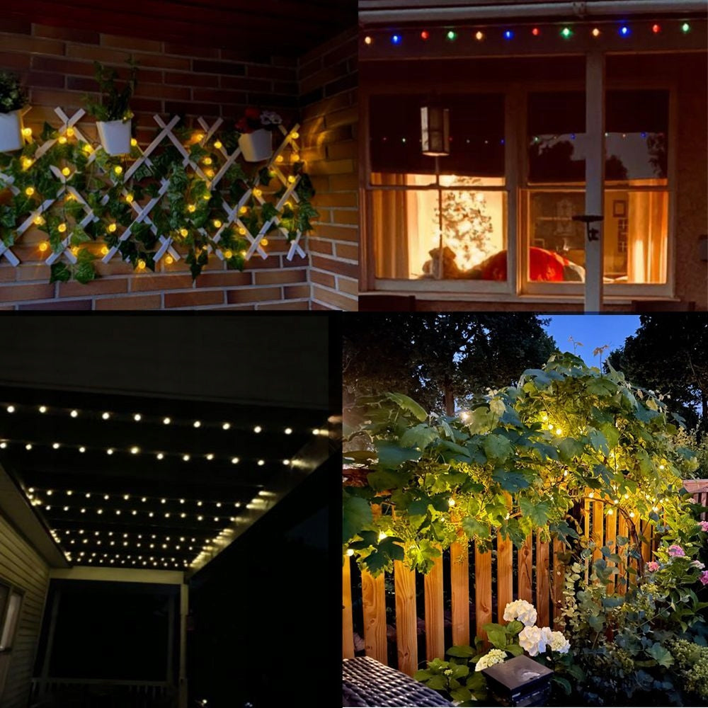 Girlianda 20xLED GLOW BALLS su saulės baterija