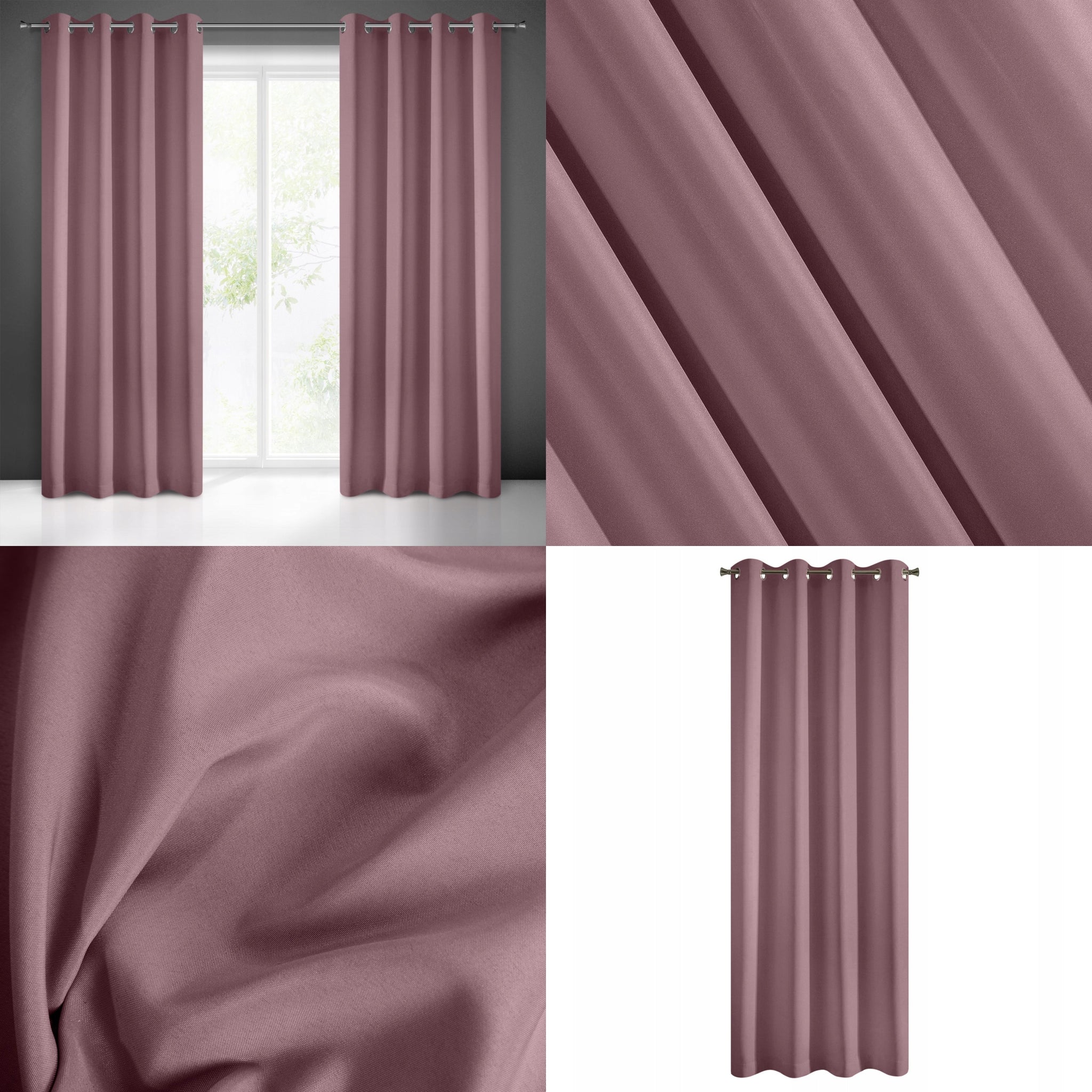 Pusiau tamsinanti užuolaida 250 x 140 cm