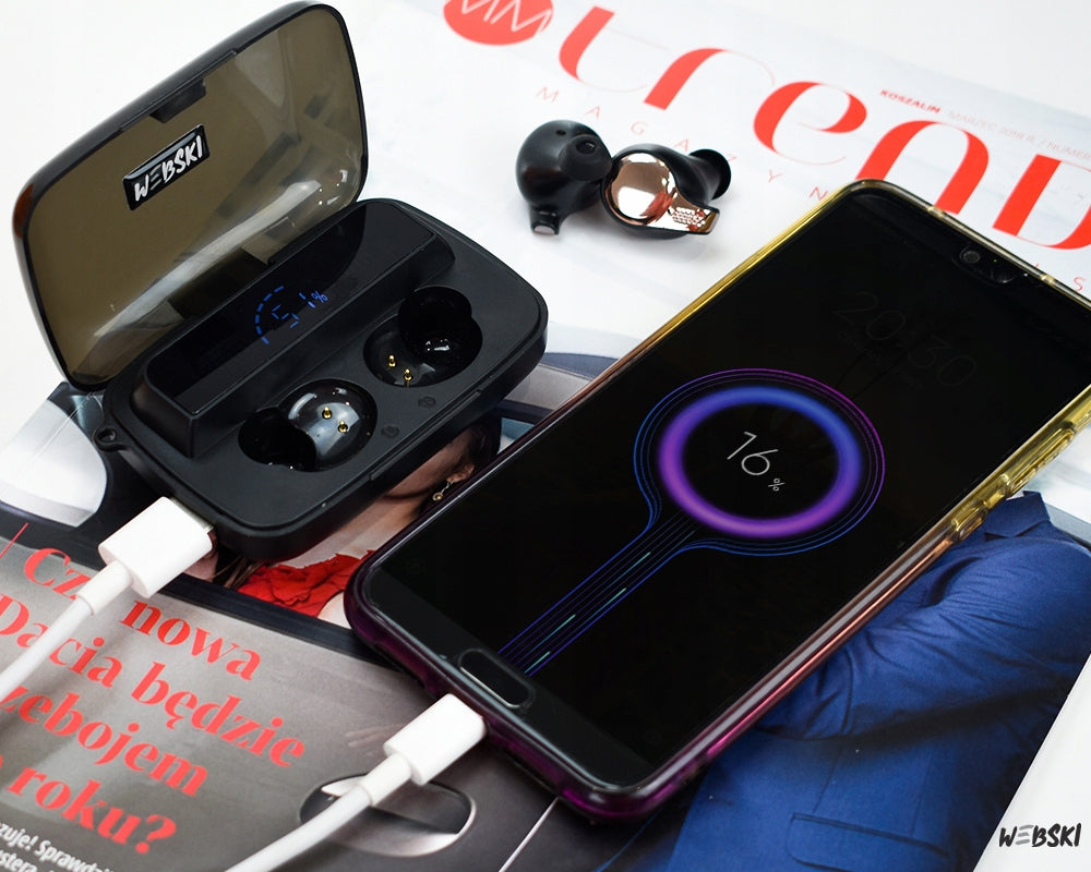 Webski M18 belaidės Bluetooth 5.0 ausinės