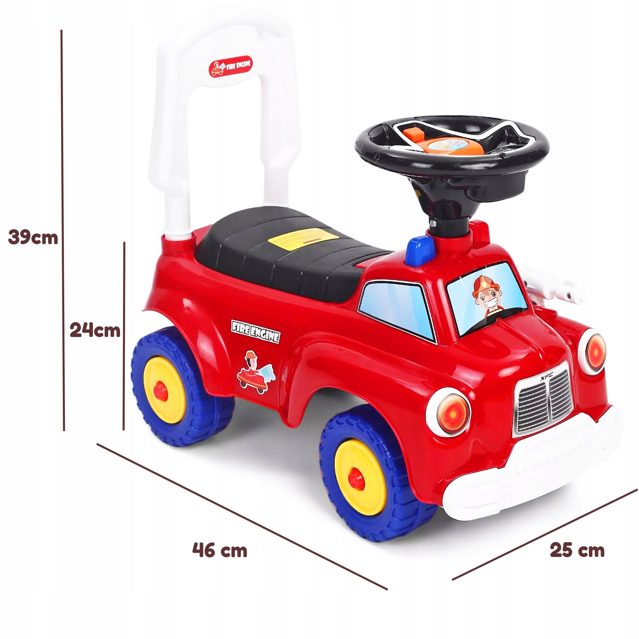 Vaikiškas stumiamas automobilis