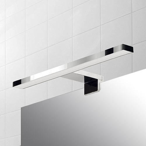 Sieninis šviestuvas virš veidrodžio ar spintelės