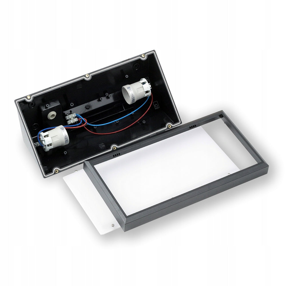 Sieninis lauko šviestuvas Kwazar Luminaire Harry 10053 juodas