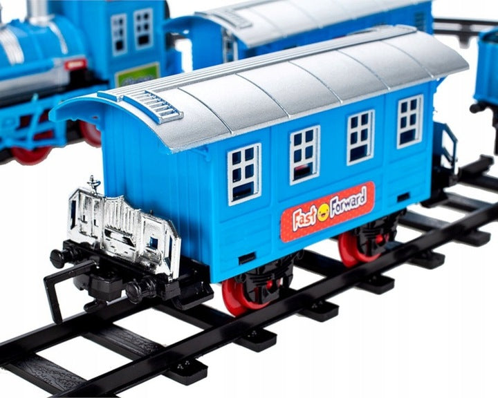 Elektrinis traukinys su šviesos ir garso efektais