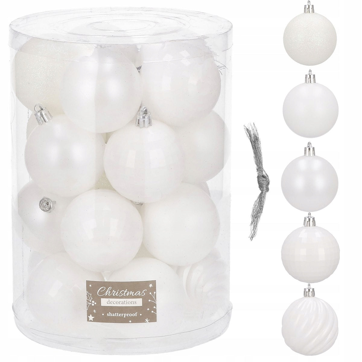 20vnt Eglutės žaisliukų rinkinys