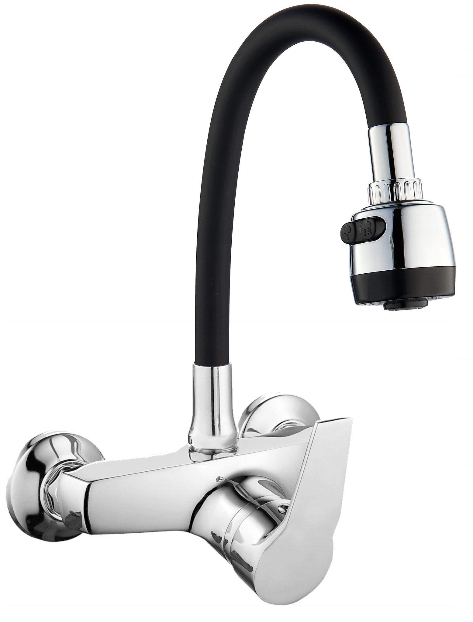 Sieninis virtuvinis maišytuvas Yoka Home Amada, chromas/juodas