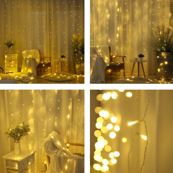 240 LED 3x2m elektrinė girlianda - varvekliai