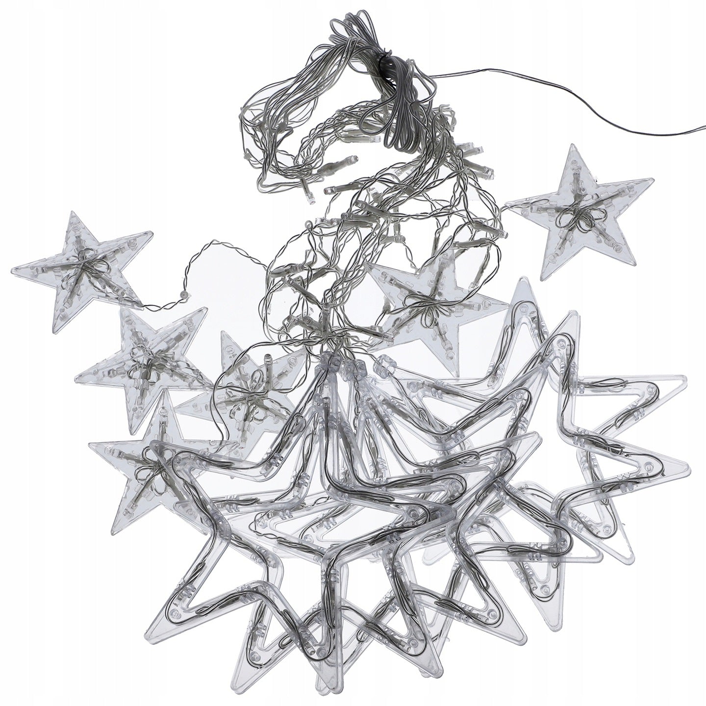 138 LED kalėdinė girlianda - žvaigždės