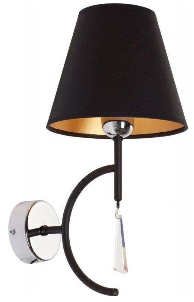Sieninis šviestuvas - juodas