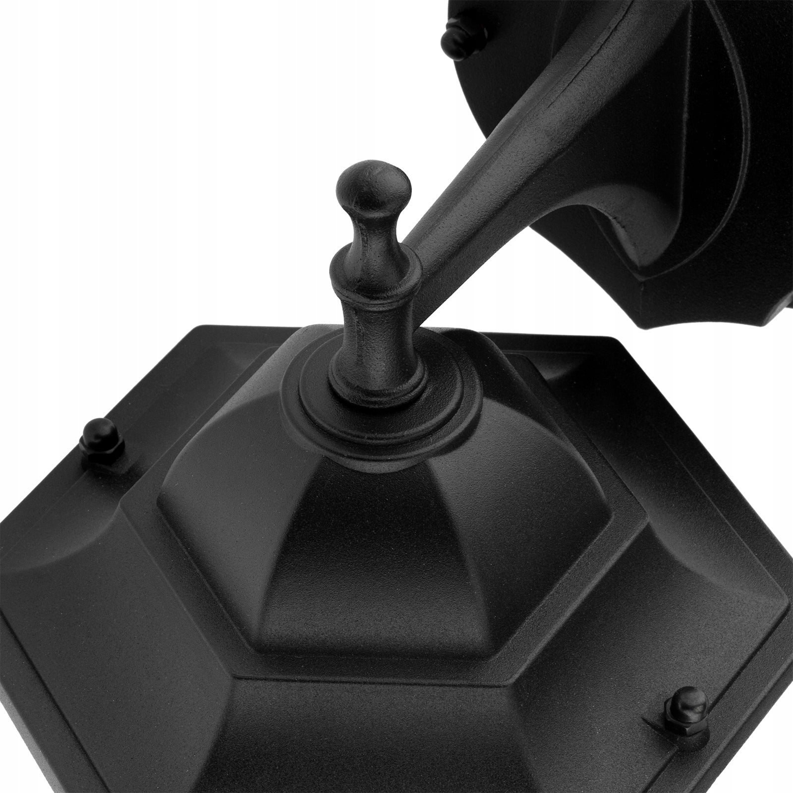 Sodo sieninis žibintas E27 IP44 Juoda