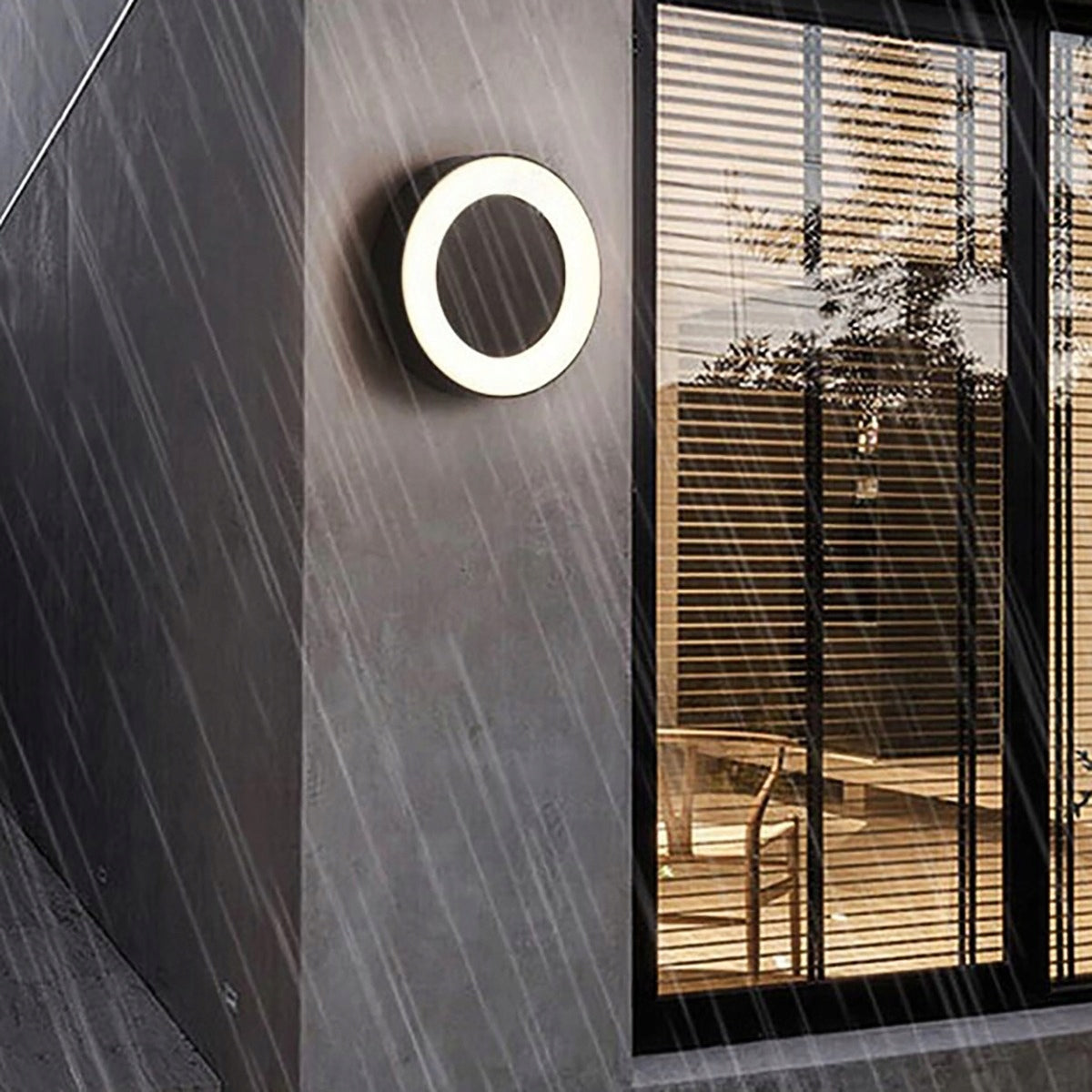 Sodo sieninis LED šviestuvas, 12W, IP54