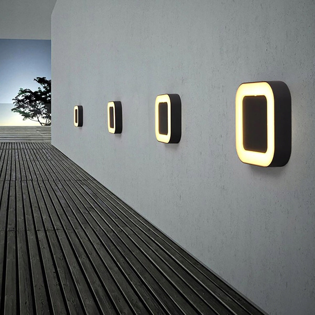 Sieninis sodo šviestuvas Lumiled IDEAOGR0075 12W