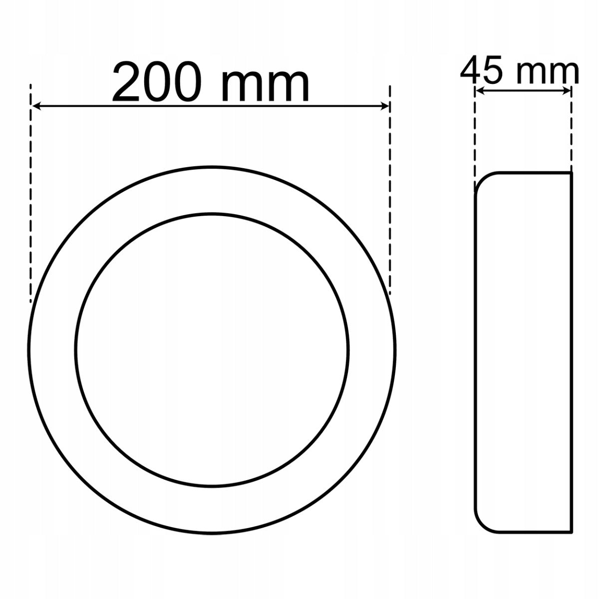 Sodo sieninis LED šviestuvas, 12W, IP54
