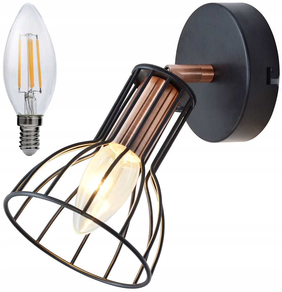 Sieninis šviestuvas E14