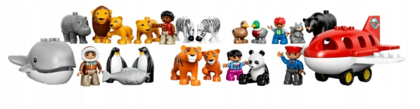 LEGO DUPLO kaladėlės aplink pasaulį 10805 2+