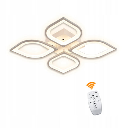 LED baltas lubinis šviestuvas