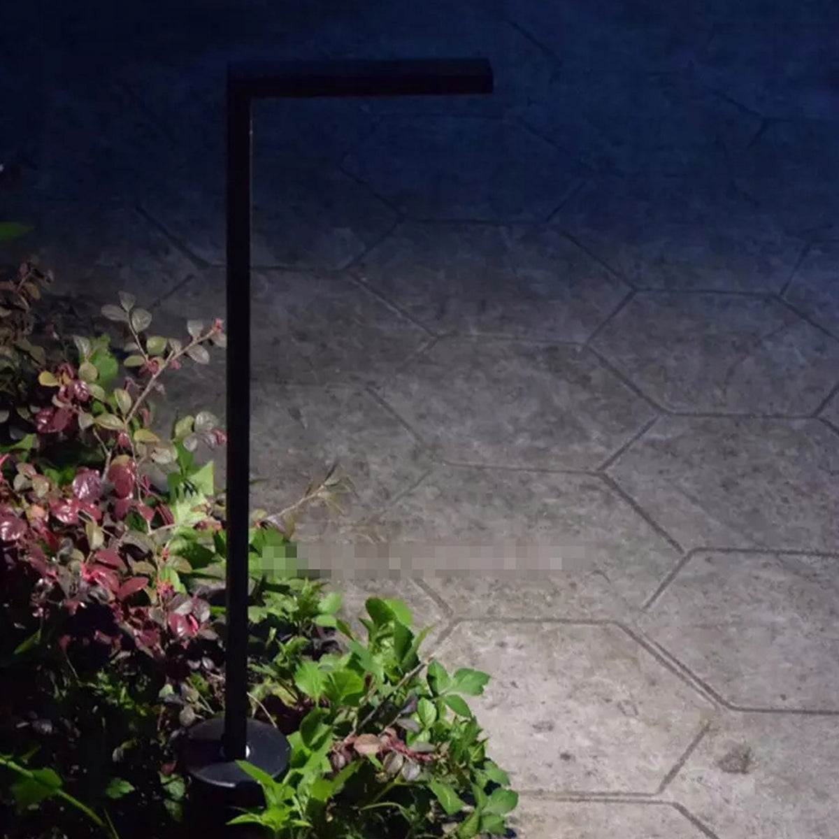 Stačiakampis apšvietimo stulpas su integruotu LED šaltiniu, 60cm, Heckermann