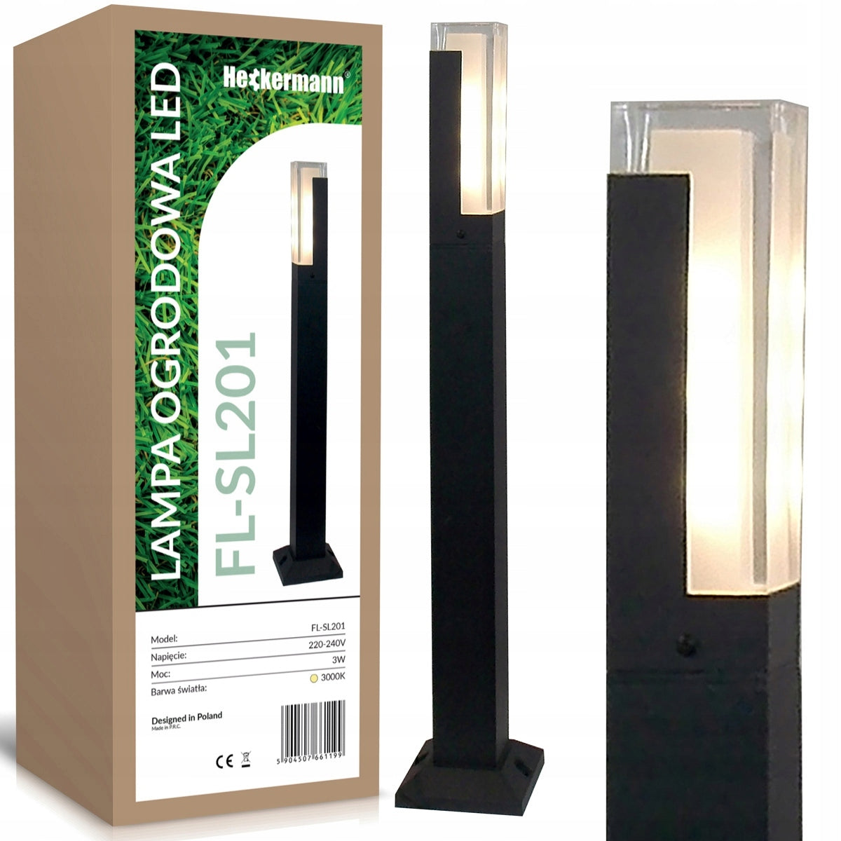 LED Sodo šviestuvas IP44 3W