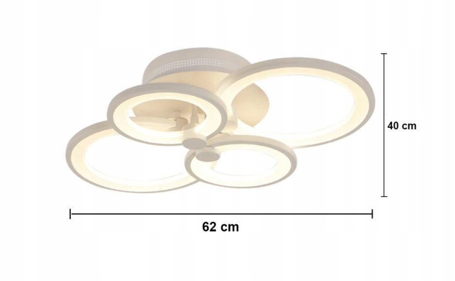 Lubinis šviestuvas Mikka Ring LED 70W