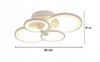 Lubinis šviestuvas Mikka Ring LED 70W