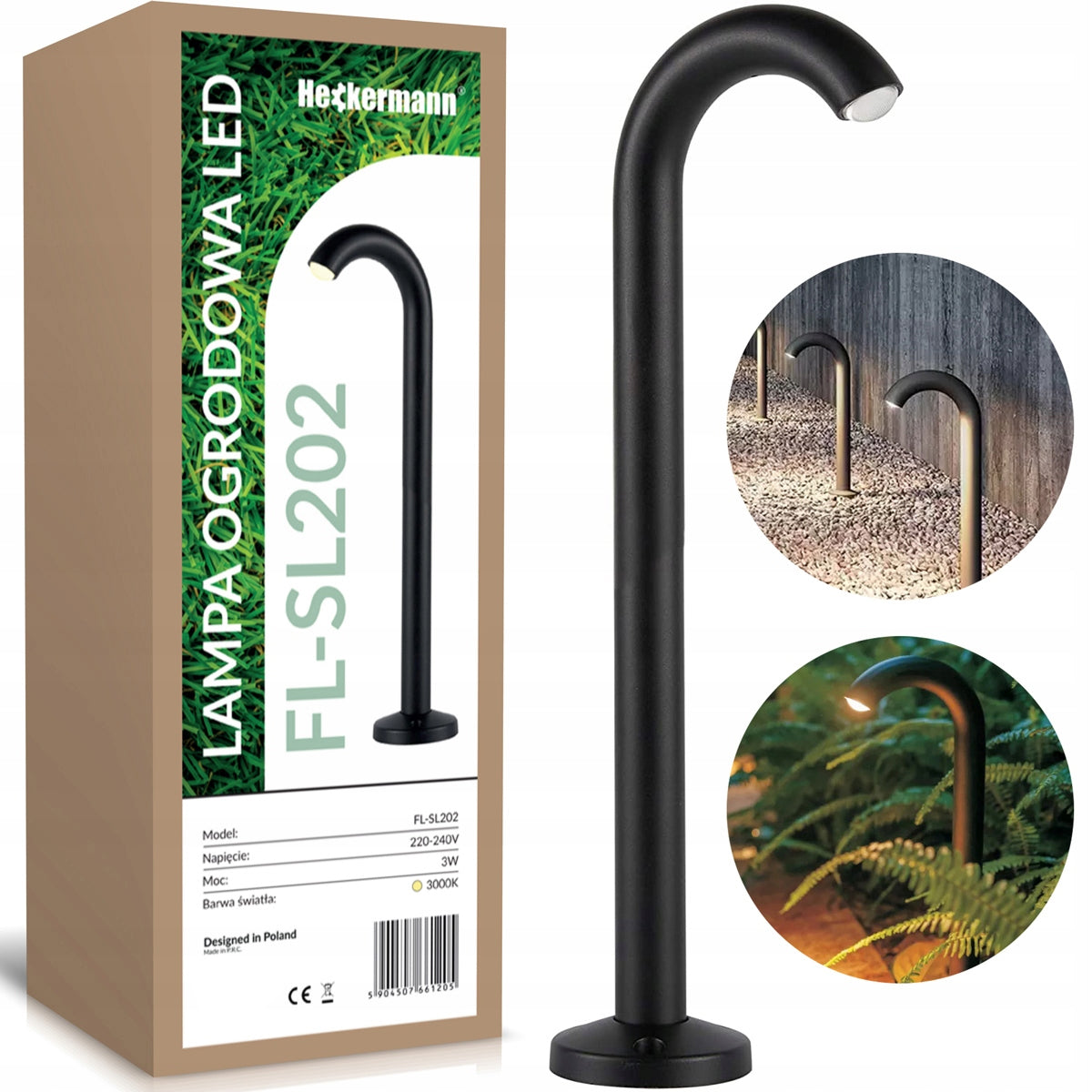 LED sodo šviestuvas 50 cm