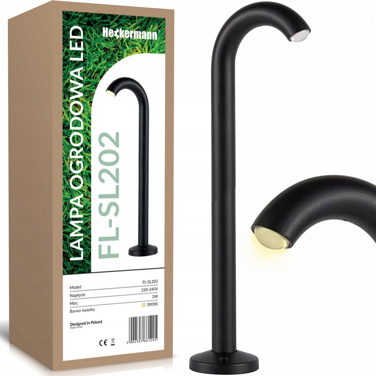 LED sodo šviestuvas 50 cm