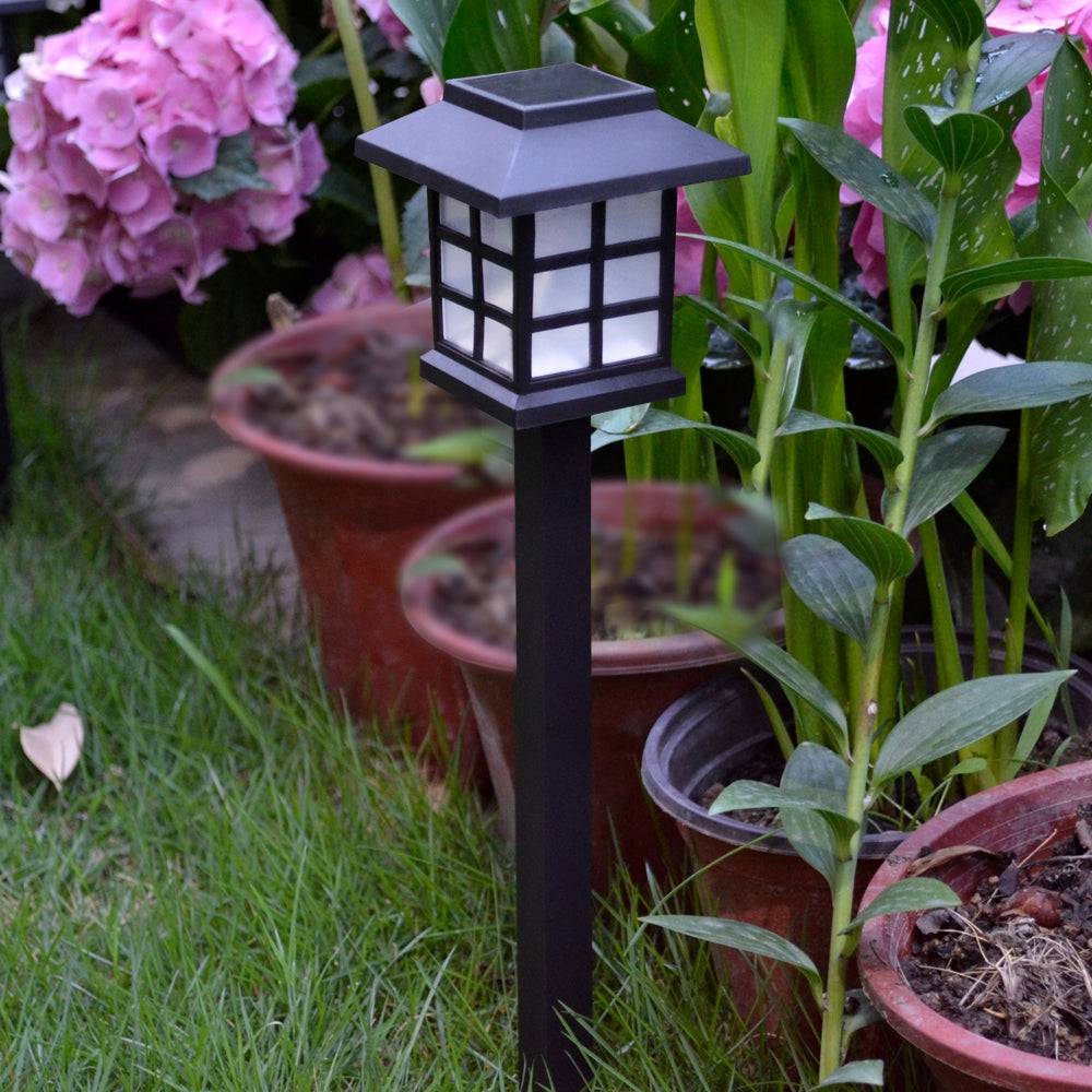 10vnt šviestuvas su saulės baterija, 35cm aukščio