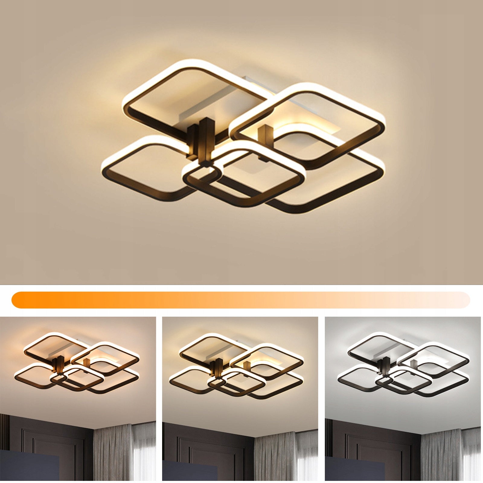 LED  lubinis šviestuvas 48W DIMMABLE