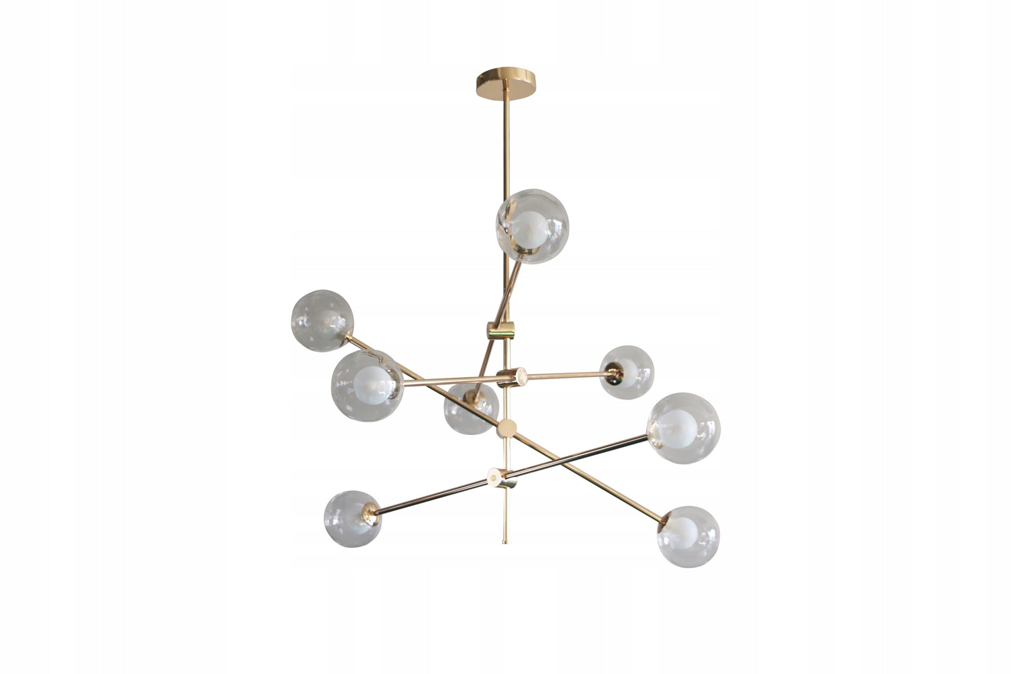 Kabantis šviestuvas Mikka LED Loft G9 geltonos ir auksinės spalvos