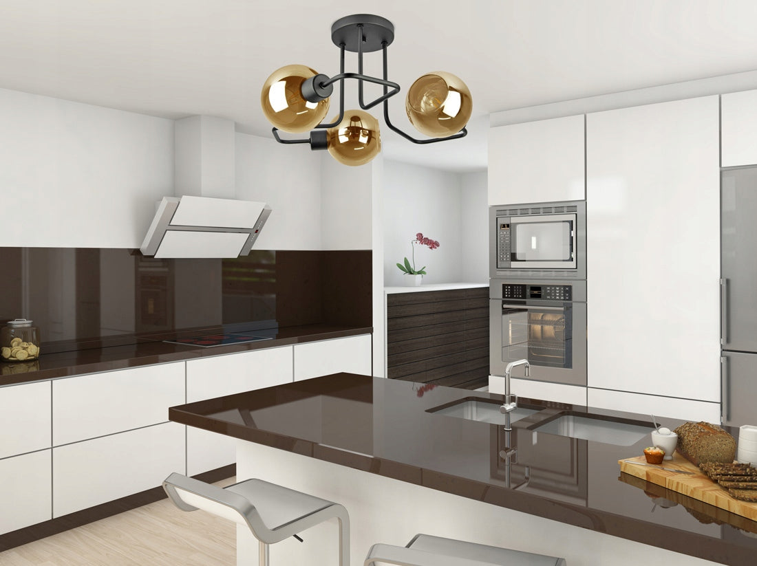 Trijų dalių pakabinamas šviestuvas