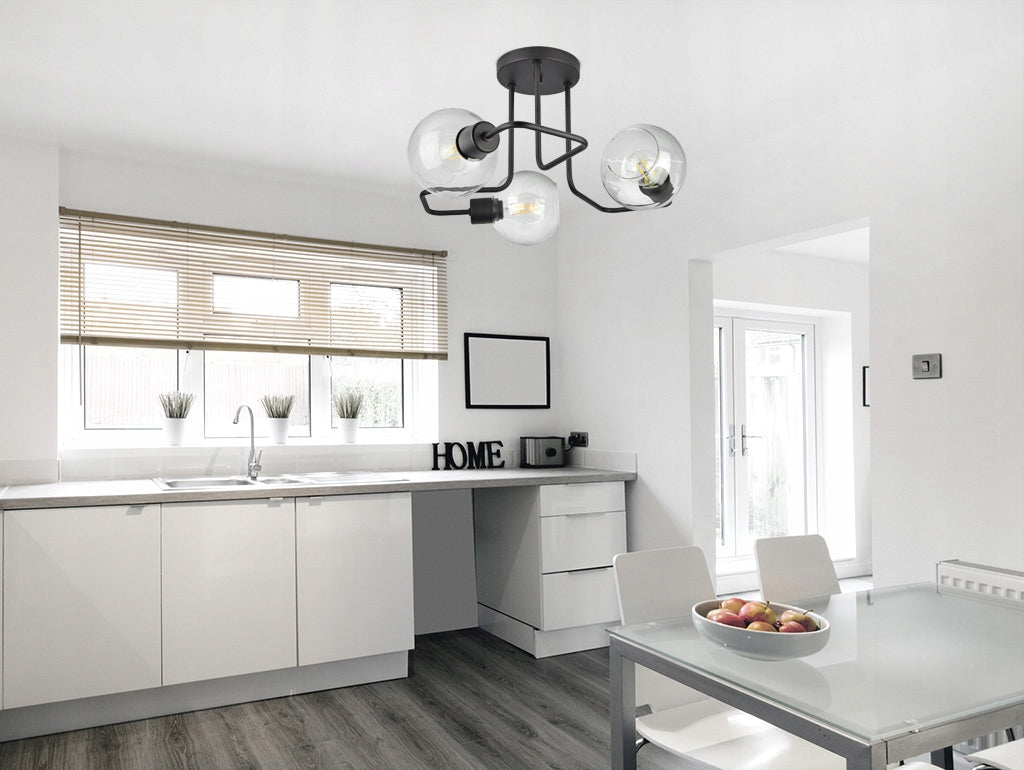 Trijų dalių pakabinamas šviestuvas