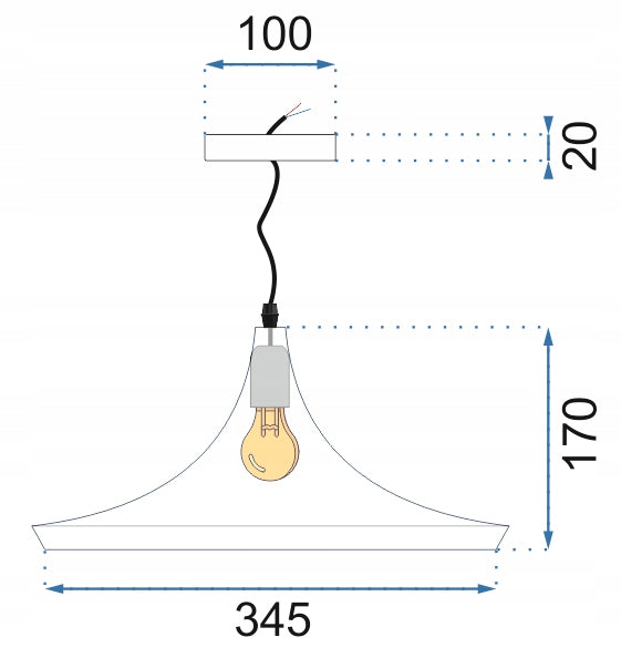 Pakabinamas šviestuvas TooLight Costa