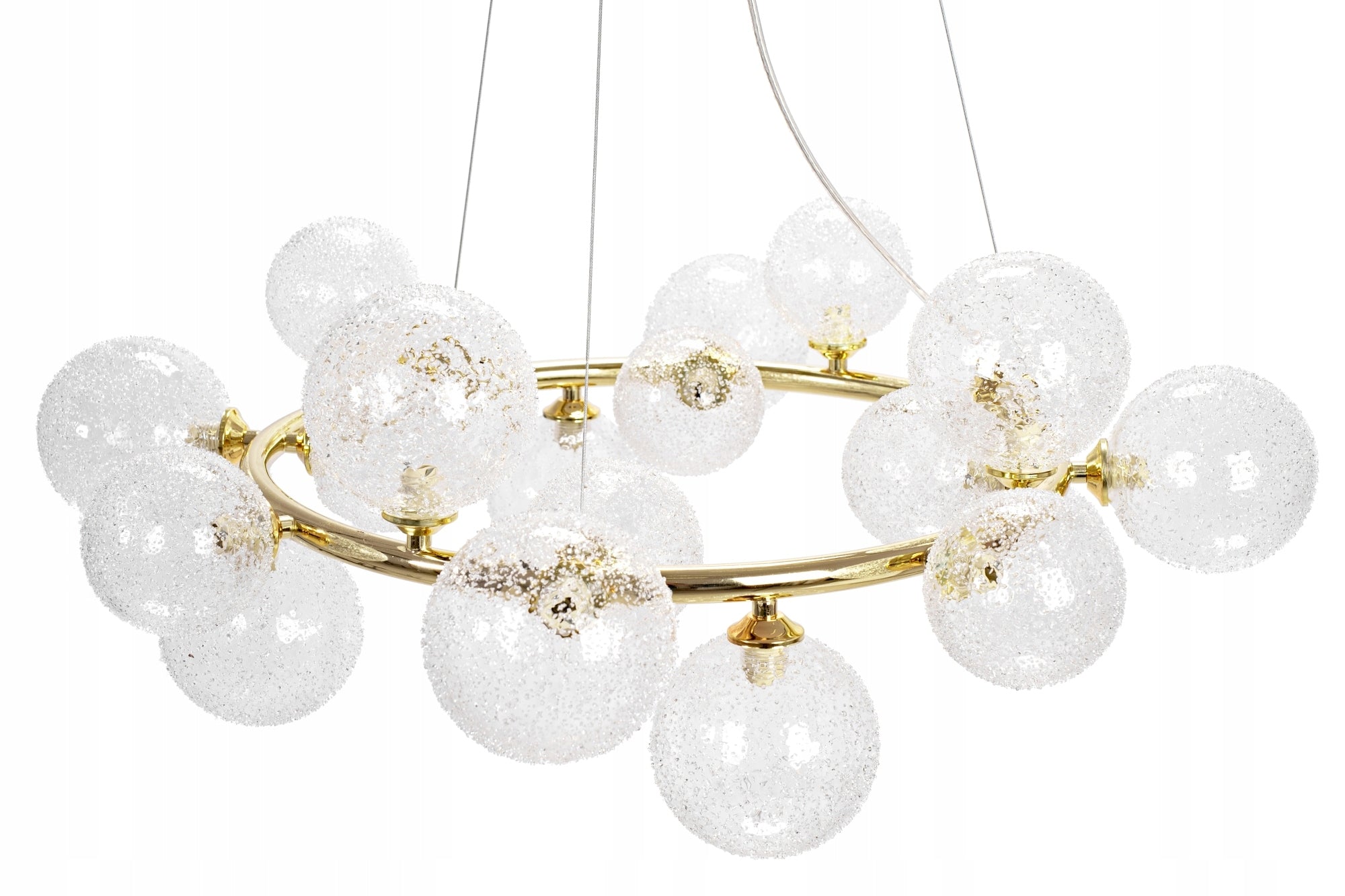 Pakabinamas šviestuvas, stiklo kamuoliai 20xG9