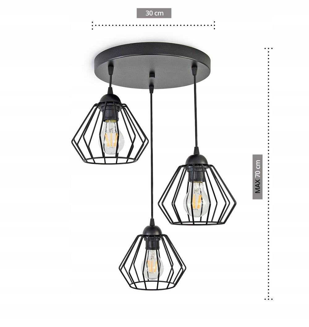 Pakabinamas šviestuvas Luxolar 724 E27 3x60W