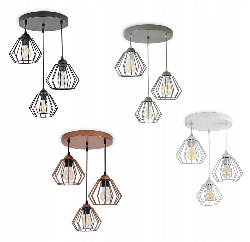 Pakabinamas šviestuvas Luxolar 724 E27 3x60W