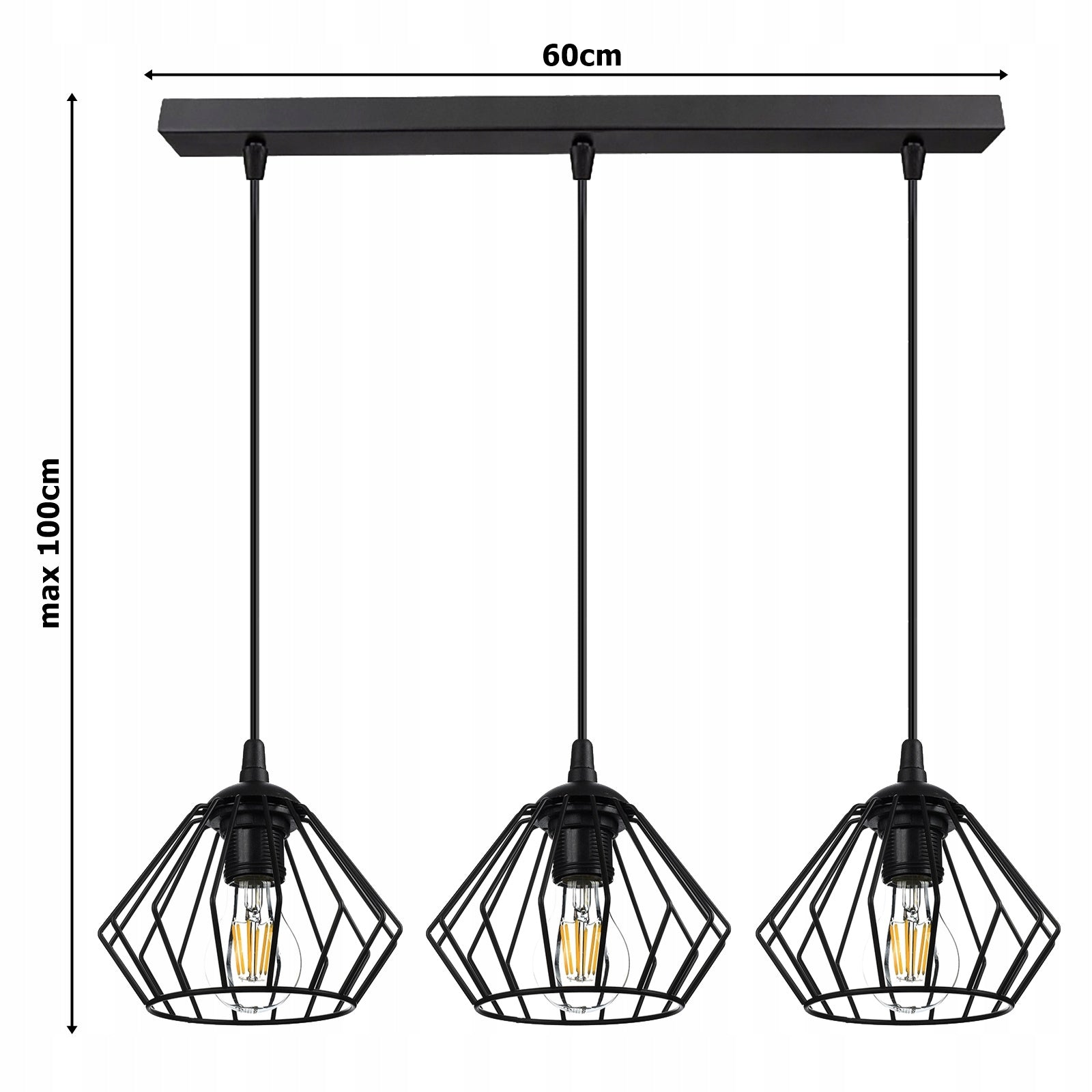 Lubinis šviestuvas Led-lux LX-1048 3x60W