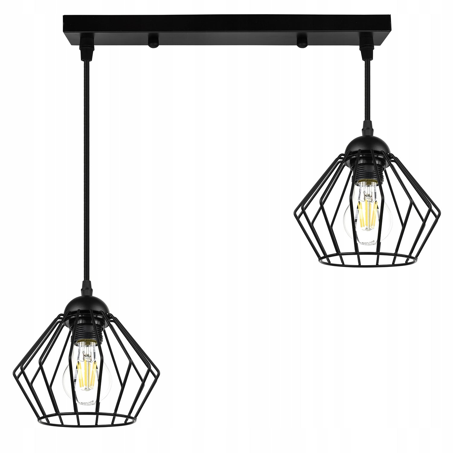 Pakabinamas šviestuvas Ledlux LX-1046 juodas