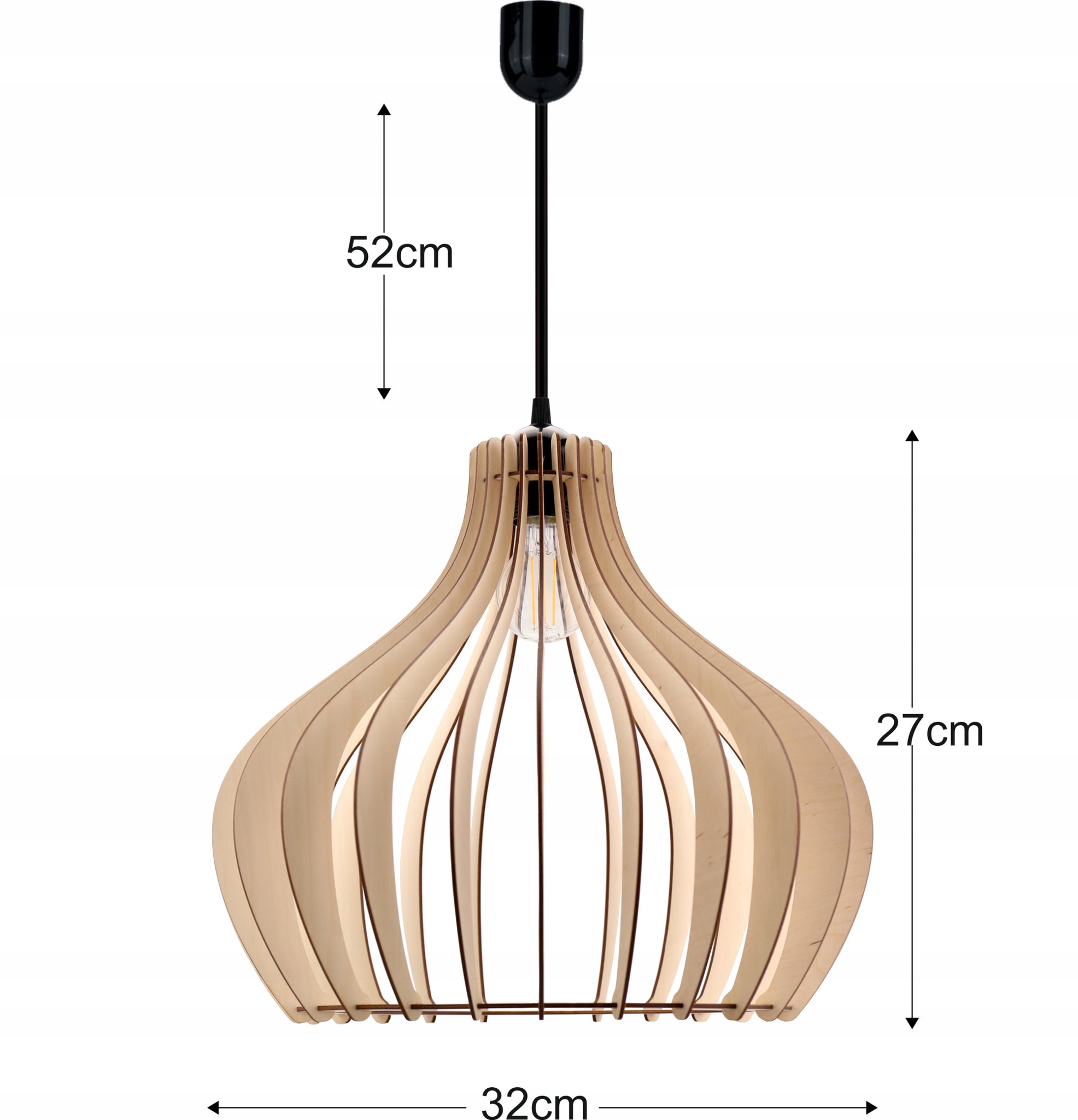 Pakabinamas šviestuvas smėlio spalvos