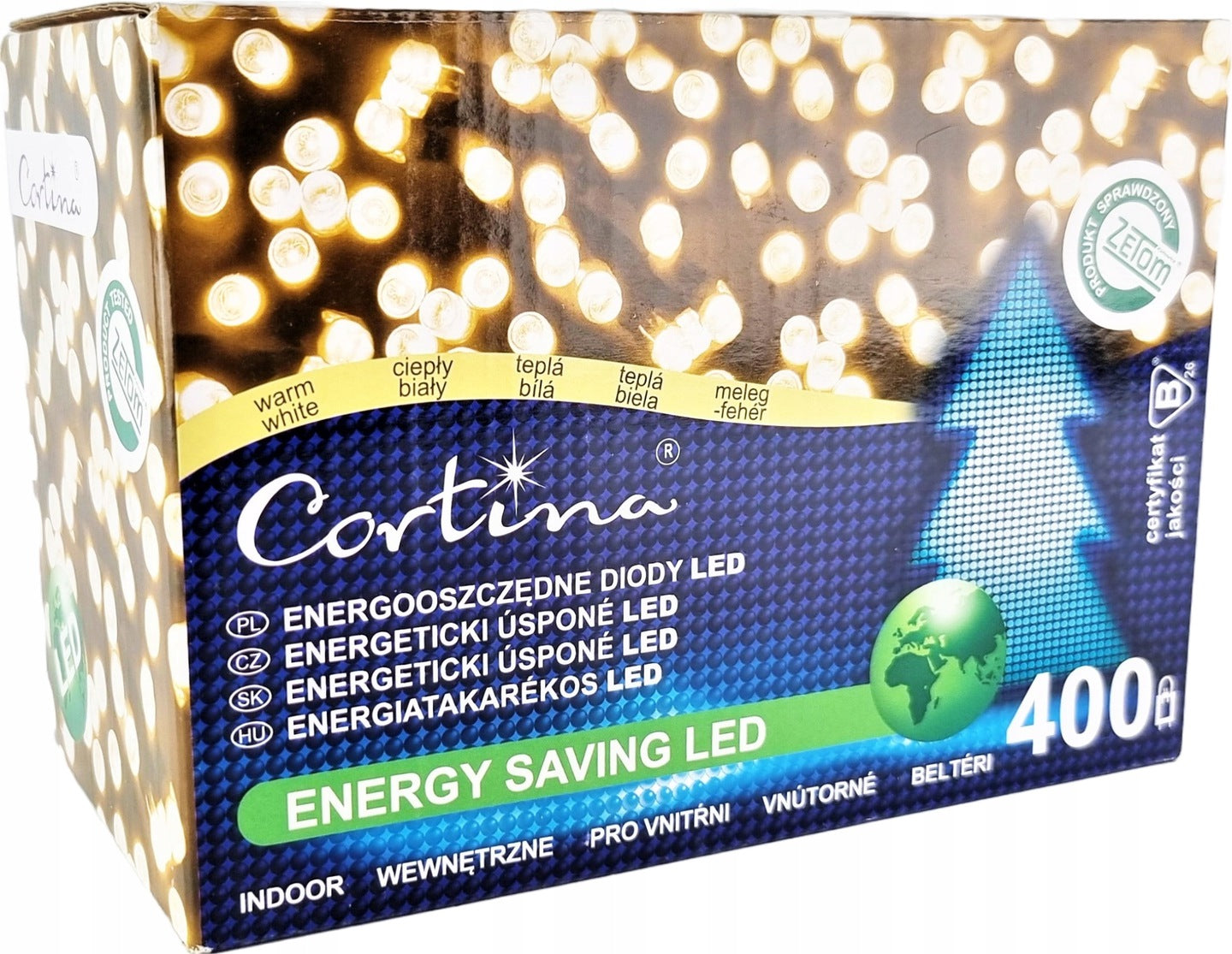 400 LED Kalėdinių lempučių rinkinys