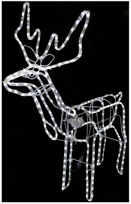 LED šiaurės elnias 80x97x42cm