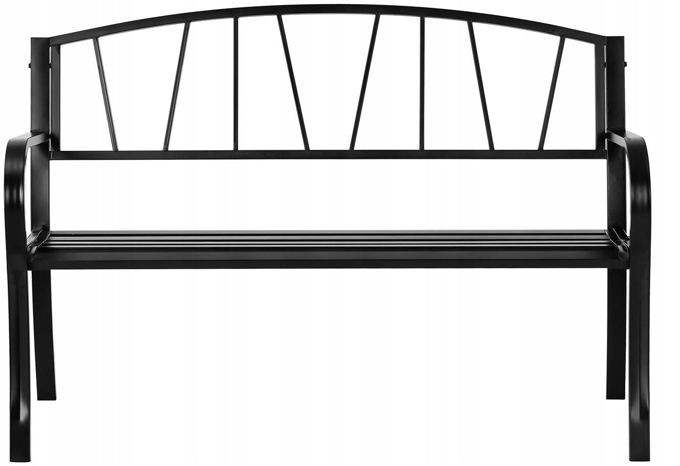 Metalinis suolas su atlošu, 125 x 33 cm