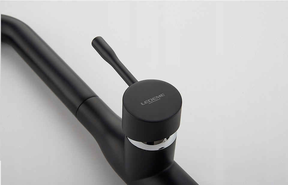 Virtuvinis maišytuvas Ledeme juodas