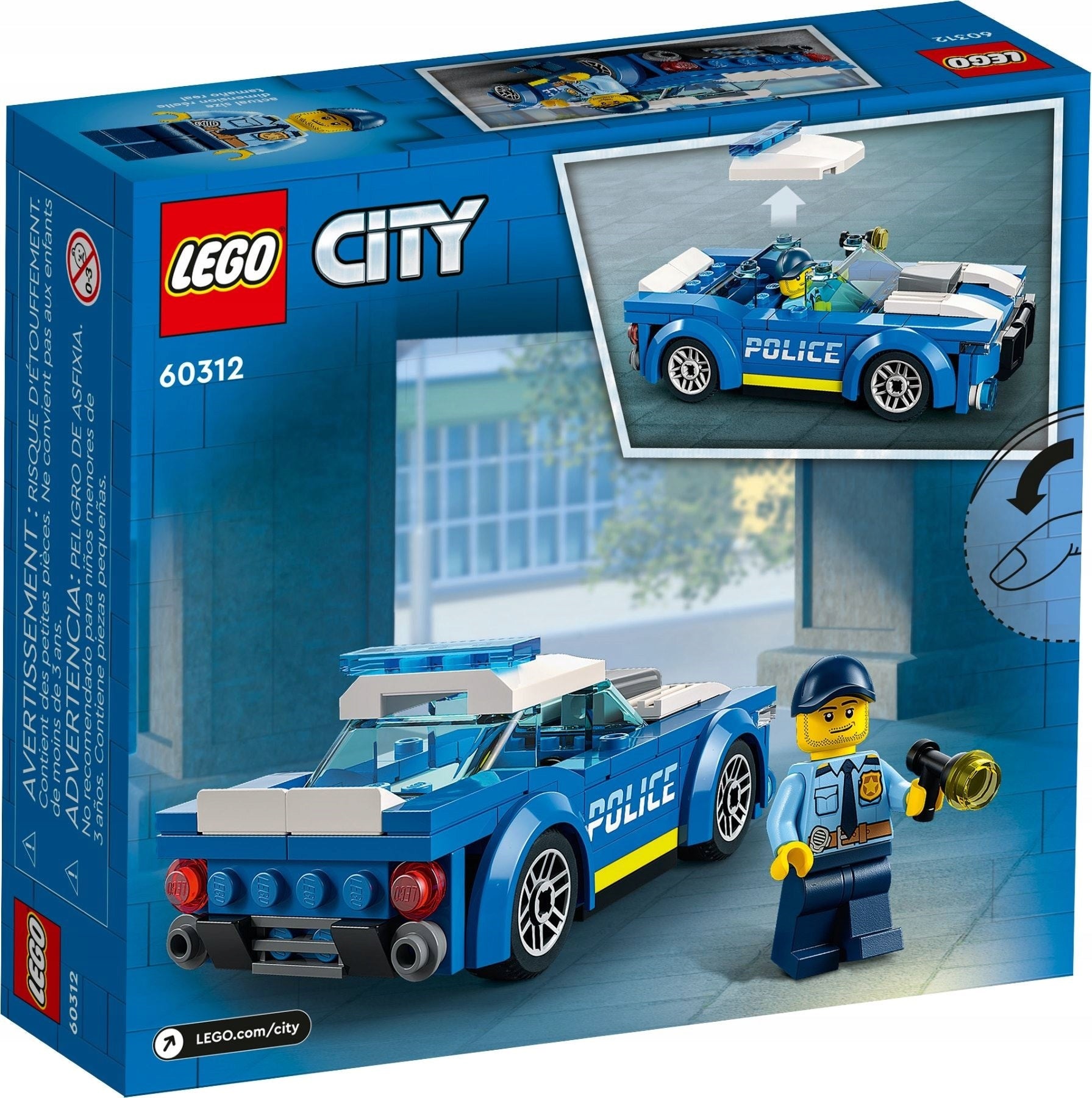 LEGO CITY policijos automobilis