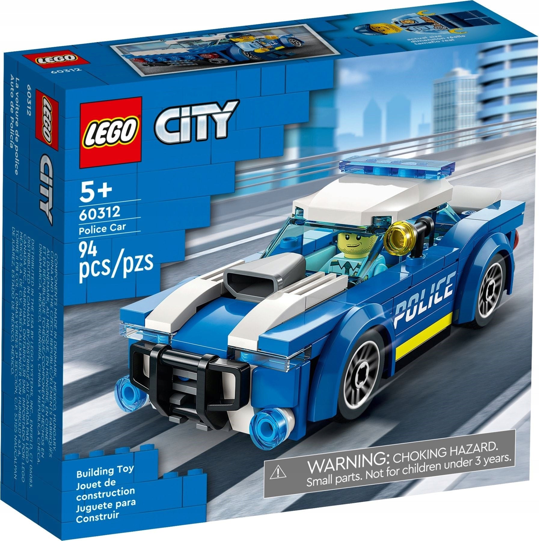 LEGO CITY policijos automobilis 60312