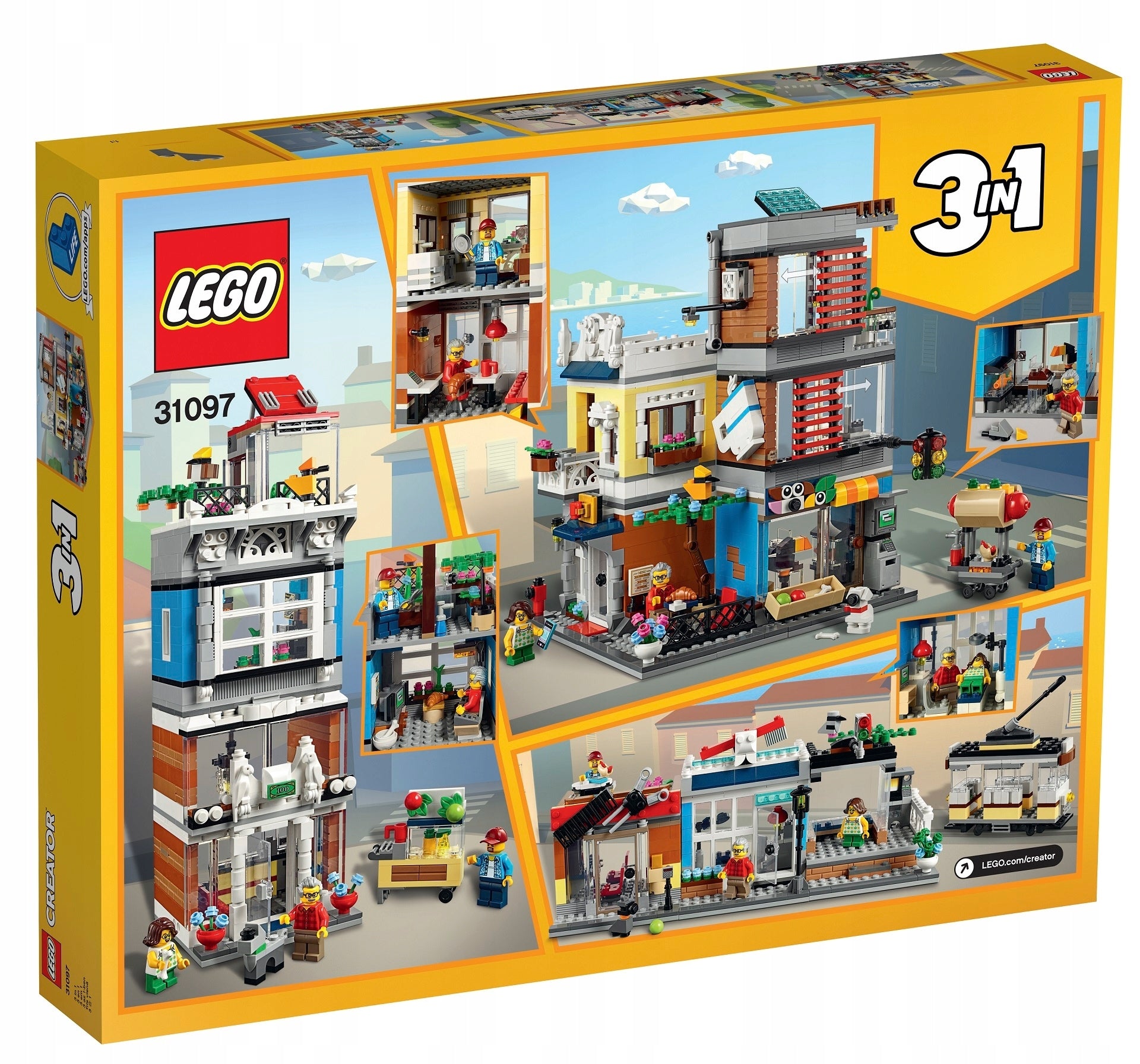 Lego Creator gyvūnų parduotuvė ir kavinė 31097 9+