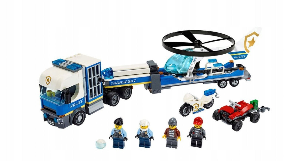 LEGO City 60244 policijos sraigtasparnio transportas 5+