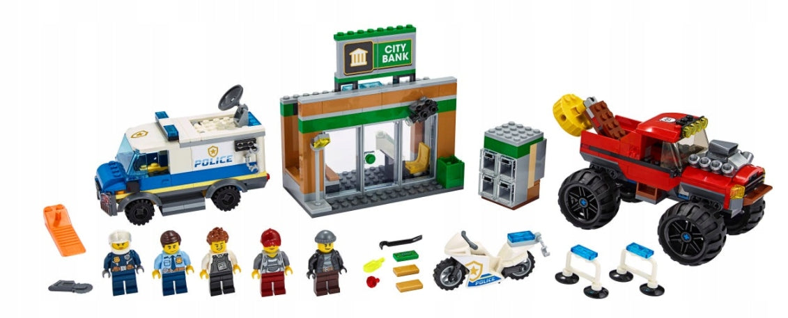LEGO City Policijos sunkvežimio monstro apiplėšimas 5+
