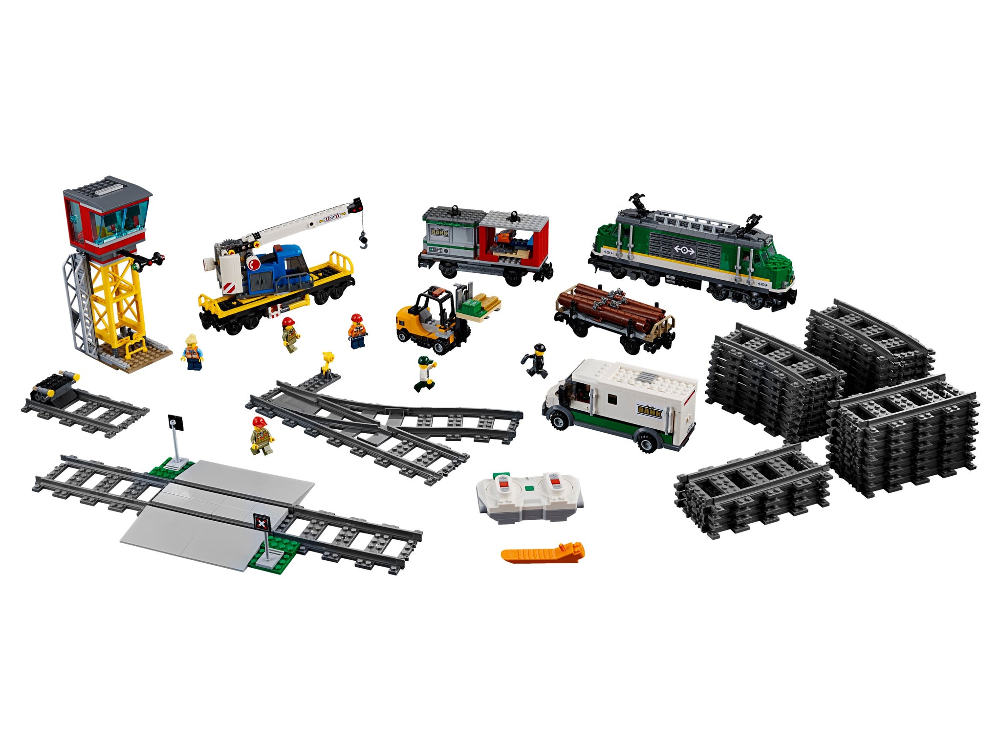 LEGO City krovininis traukinys 6+