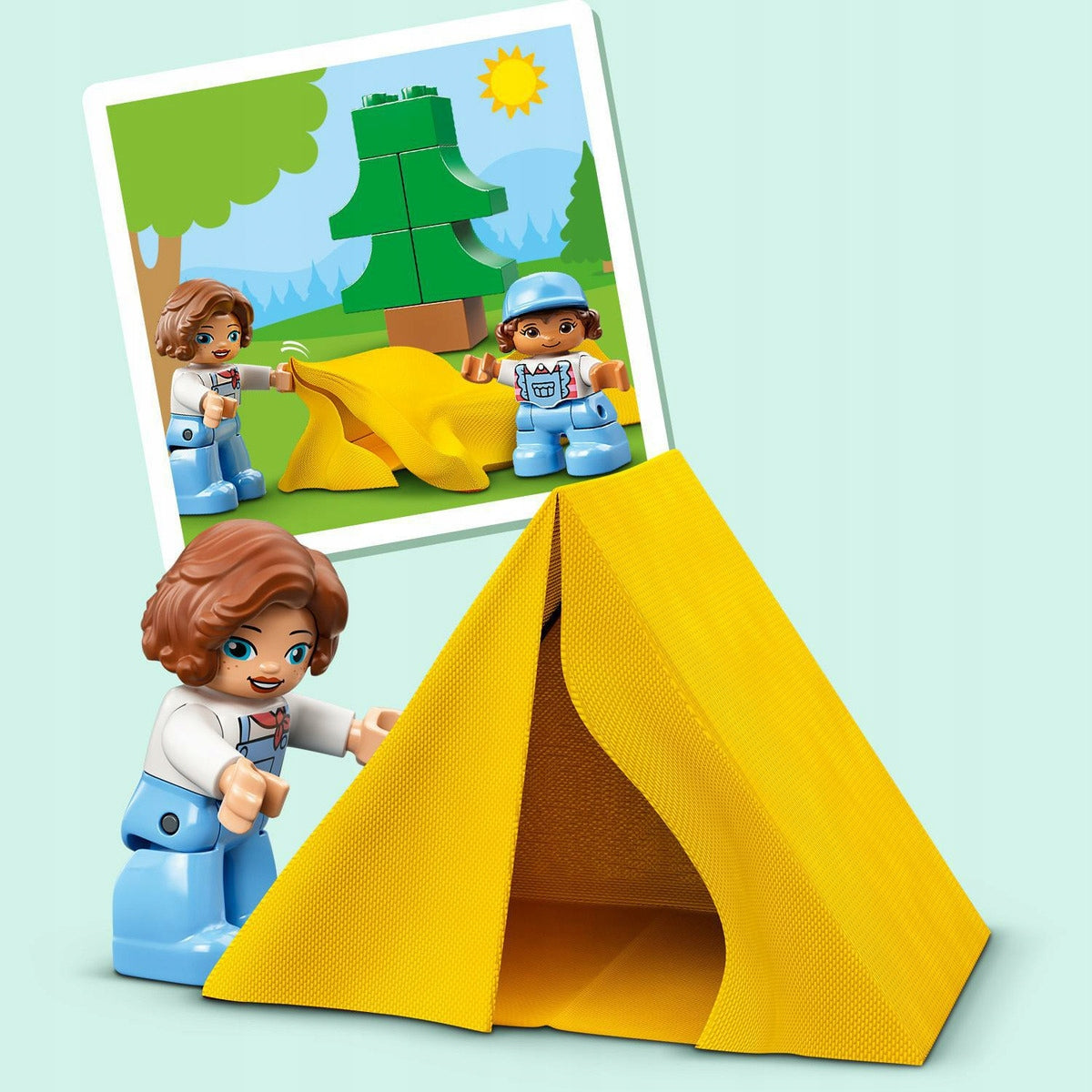 „Lego Duplo“ šeimos kempingo furgonas 10946 2+