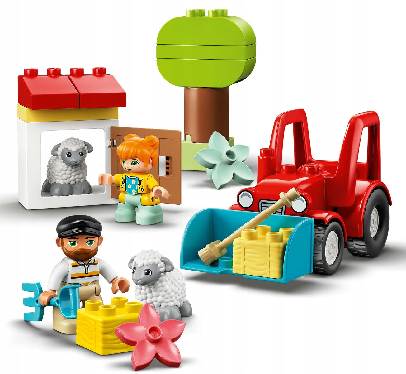 Lego Duplo traktorius ir ūkio gyvūnai 10950 2+